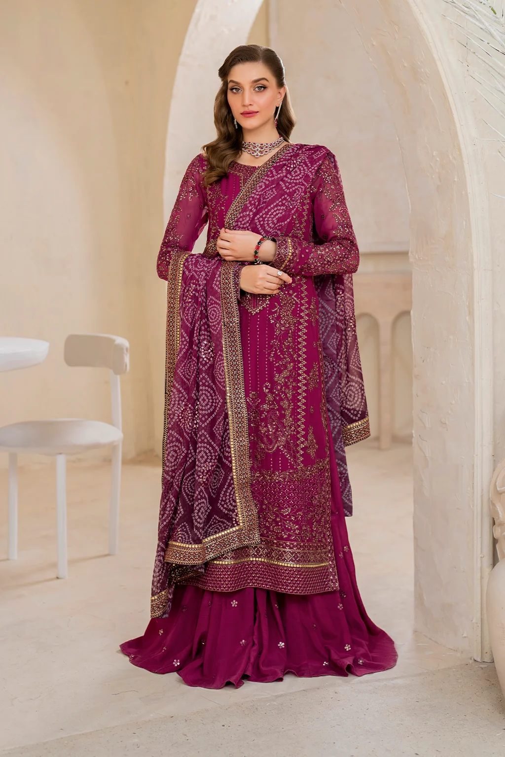 CC-45 Embroidered Chiffon - Image 4