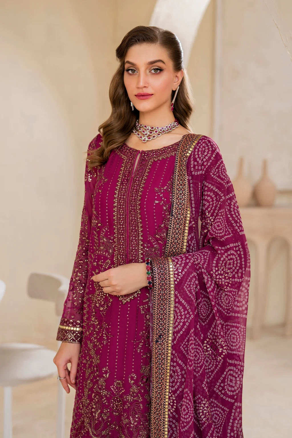 CC-45 Embroidered Chiffon - Image 5
