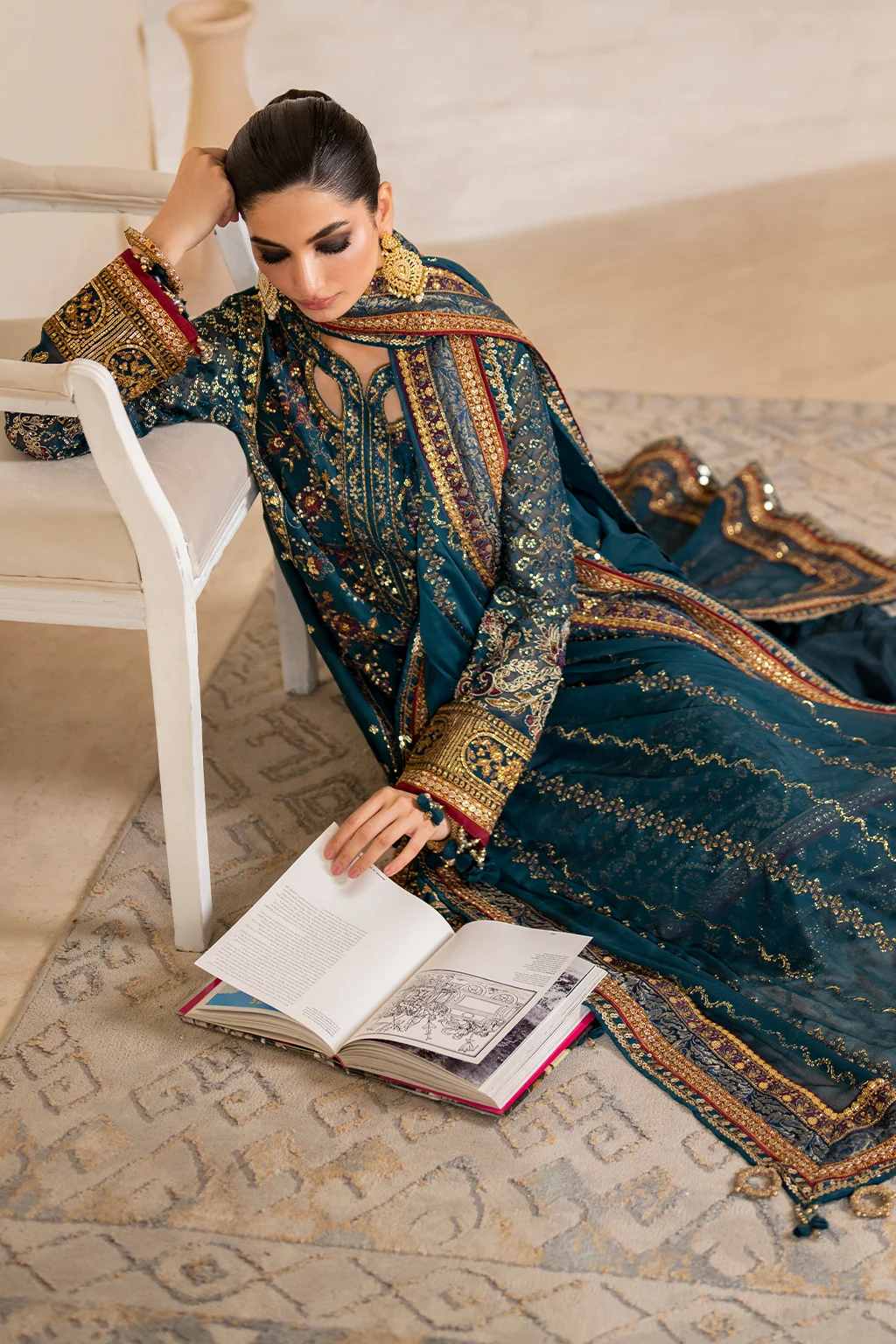CC-46 Embroidered Chiffon - Image 8
