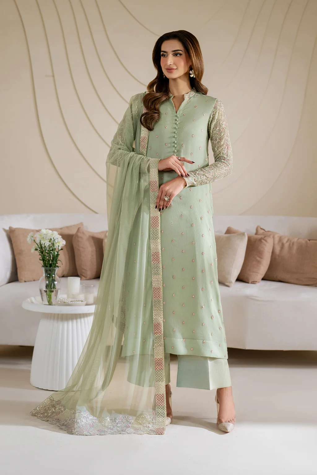 CC-52 Embroidered Chiffon - Image 5