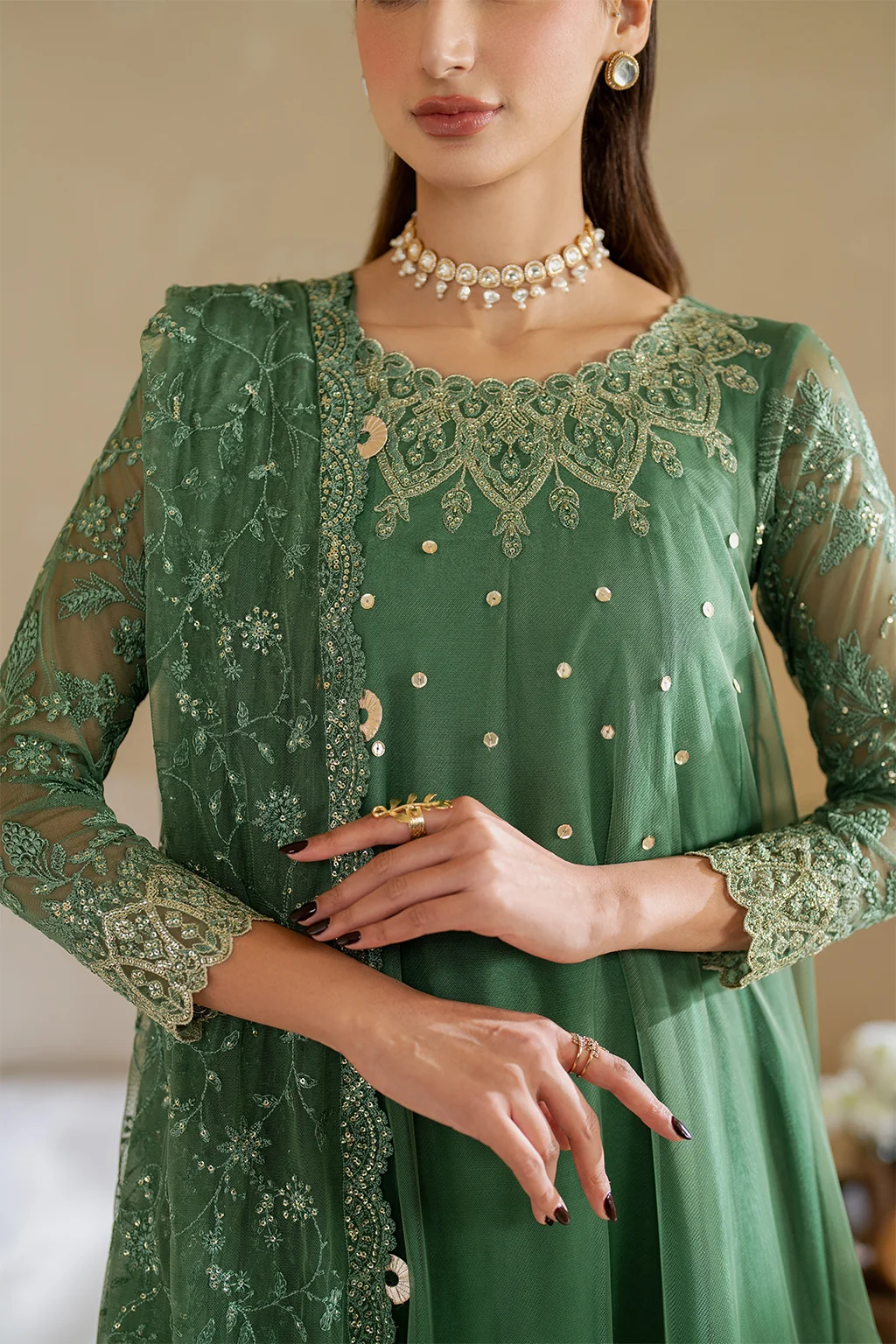 CC-53 Embroidered Chiffon - Image 2
