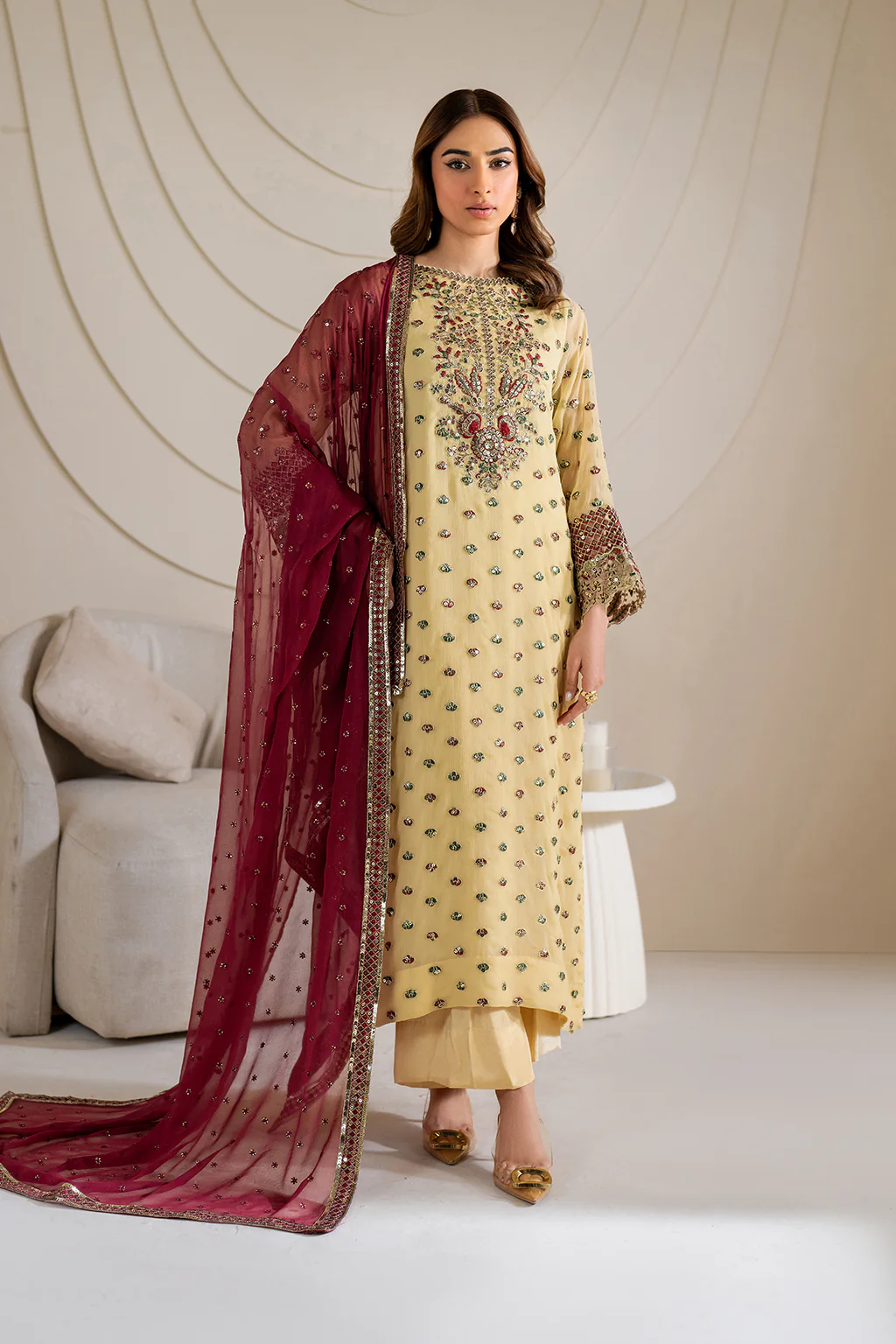 CC-61 Embroidered Chiffon - Image 5