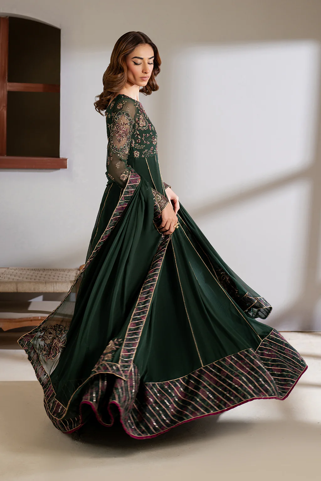 CC-63 Embroidered Chiffon - Image 3
