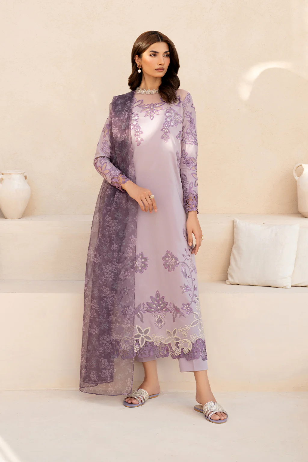 EFL-01 Embroidered Lawn - Image 5