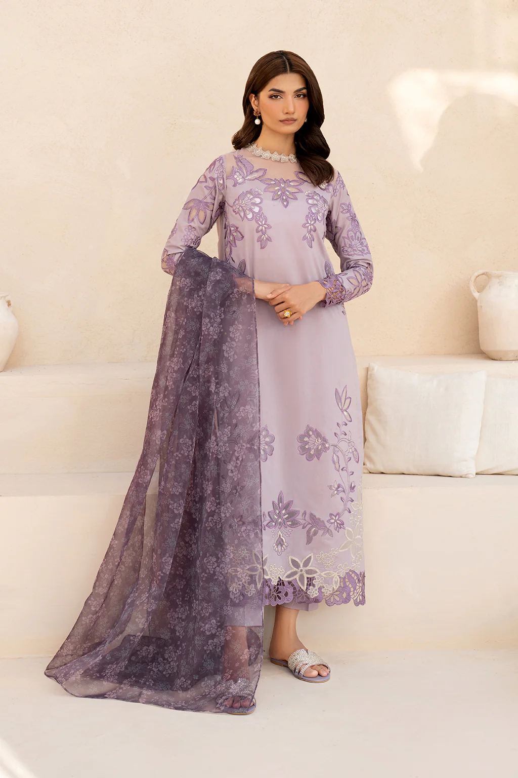 EFL-01 Embroidered Lawn - Image 7