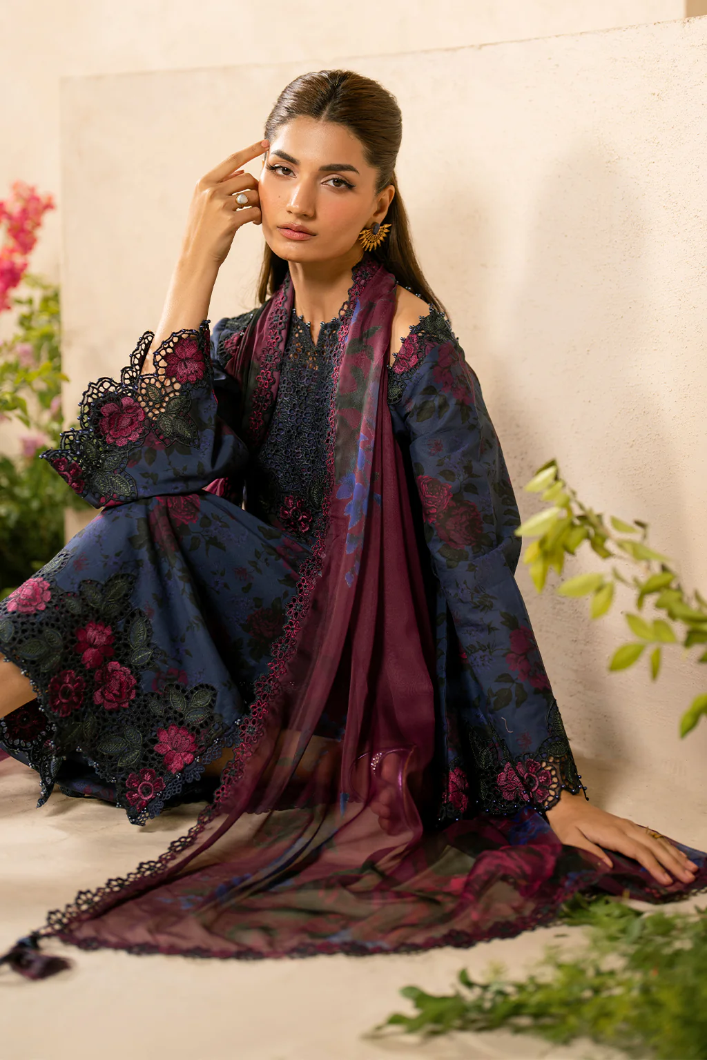EFL-12 Embroidered Lawn - Image 11