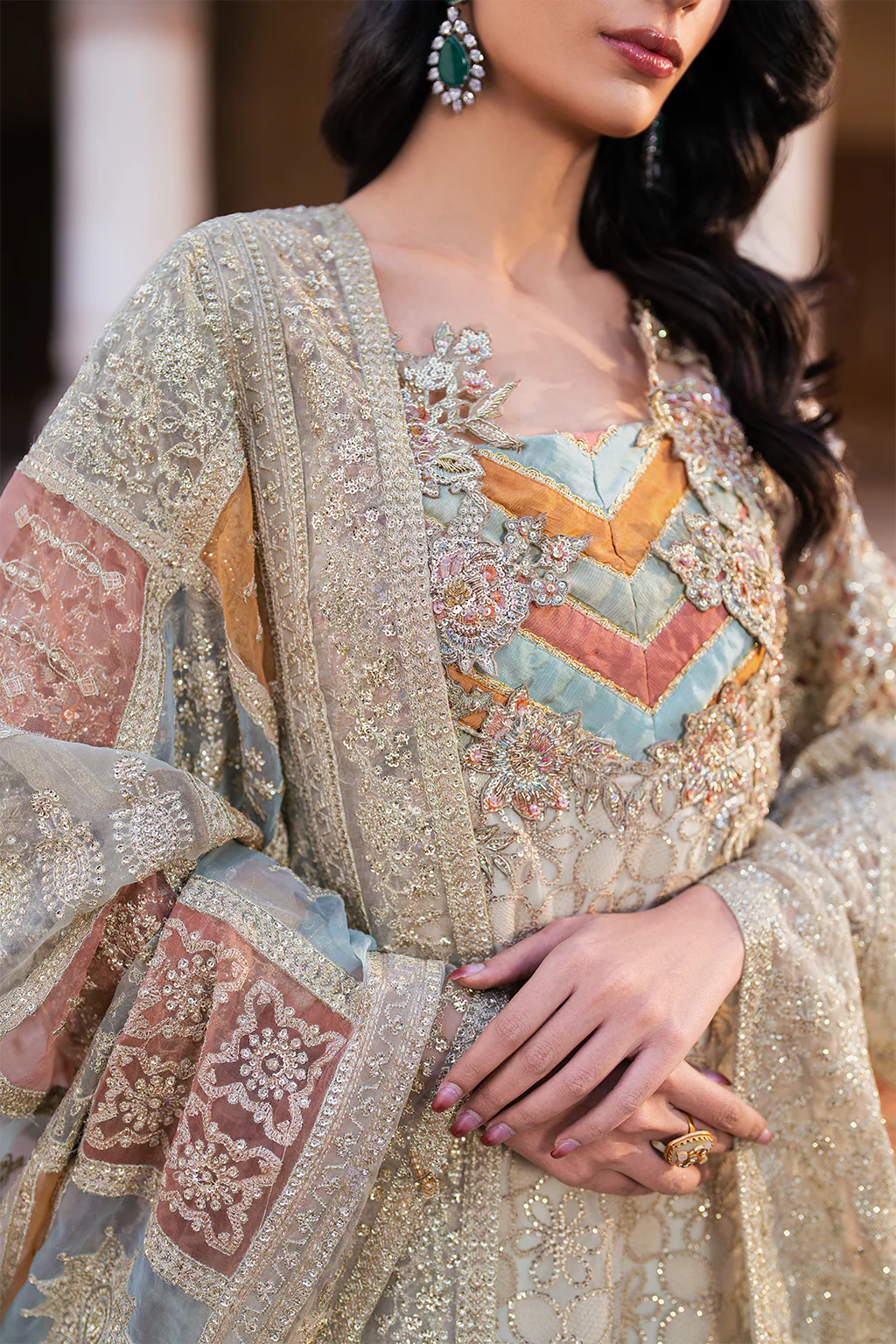 ILC-02 Embroidered Chiffon - Image 3