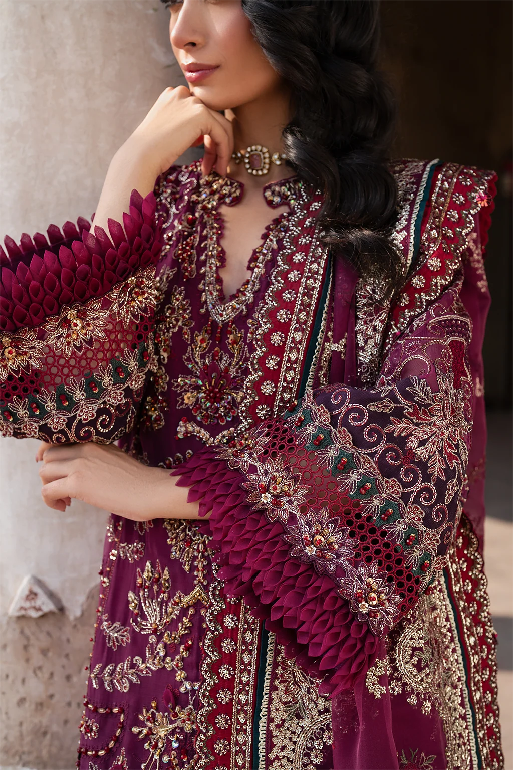ILC-04 Embroidered Chiffon - Image 19