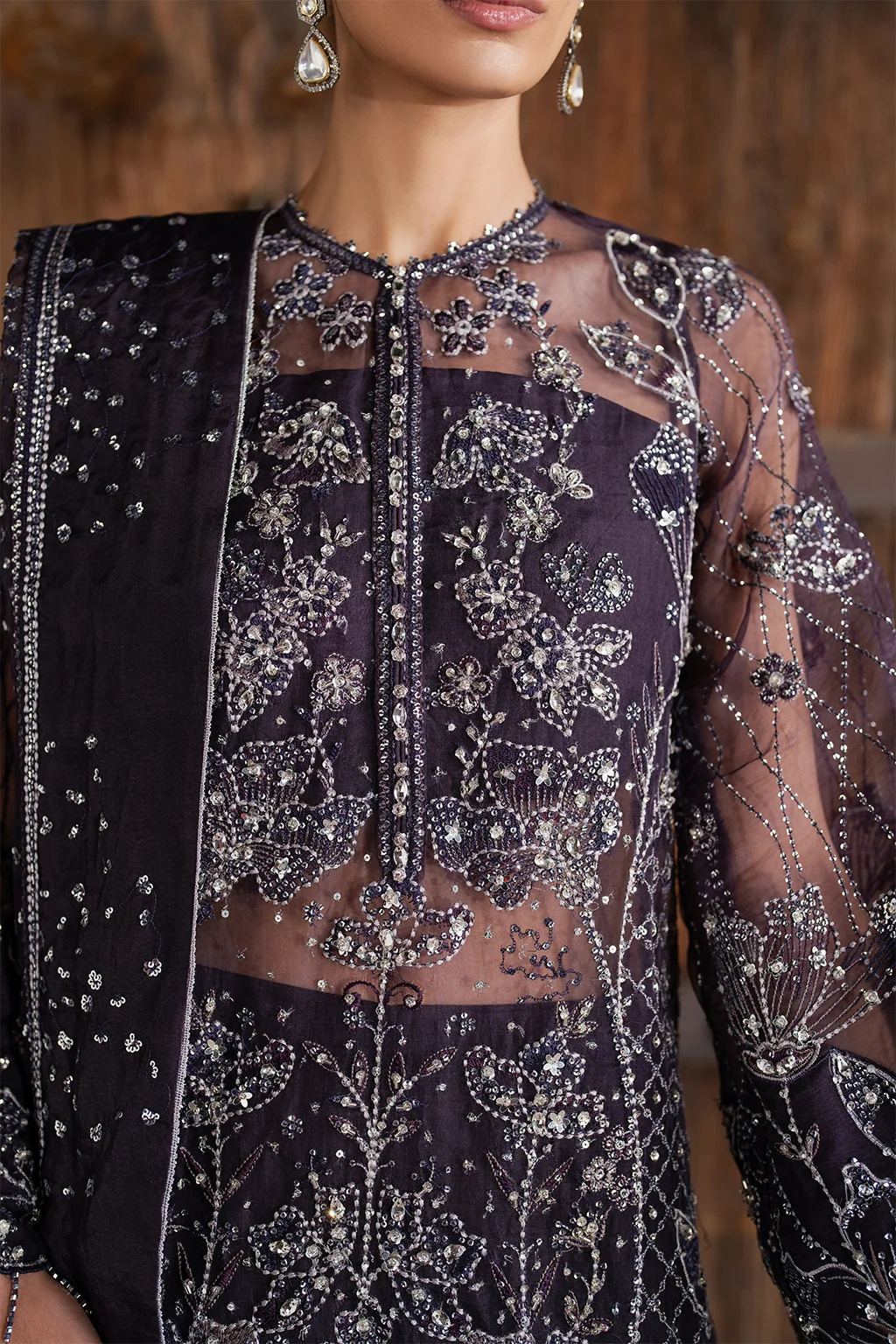 ILC-06 Embroidered Organza - Image 13