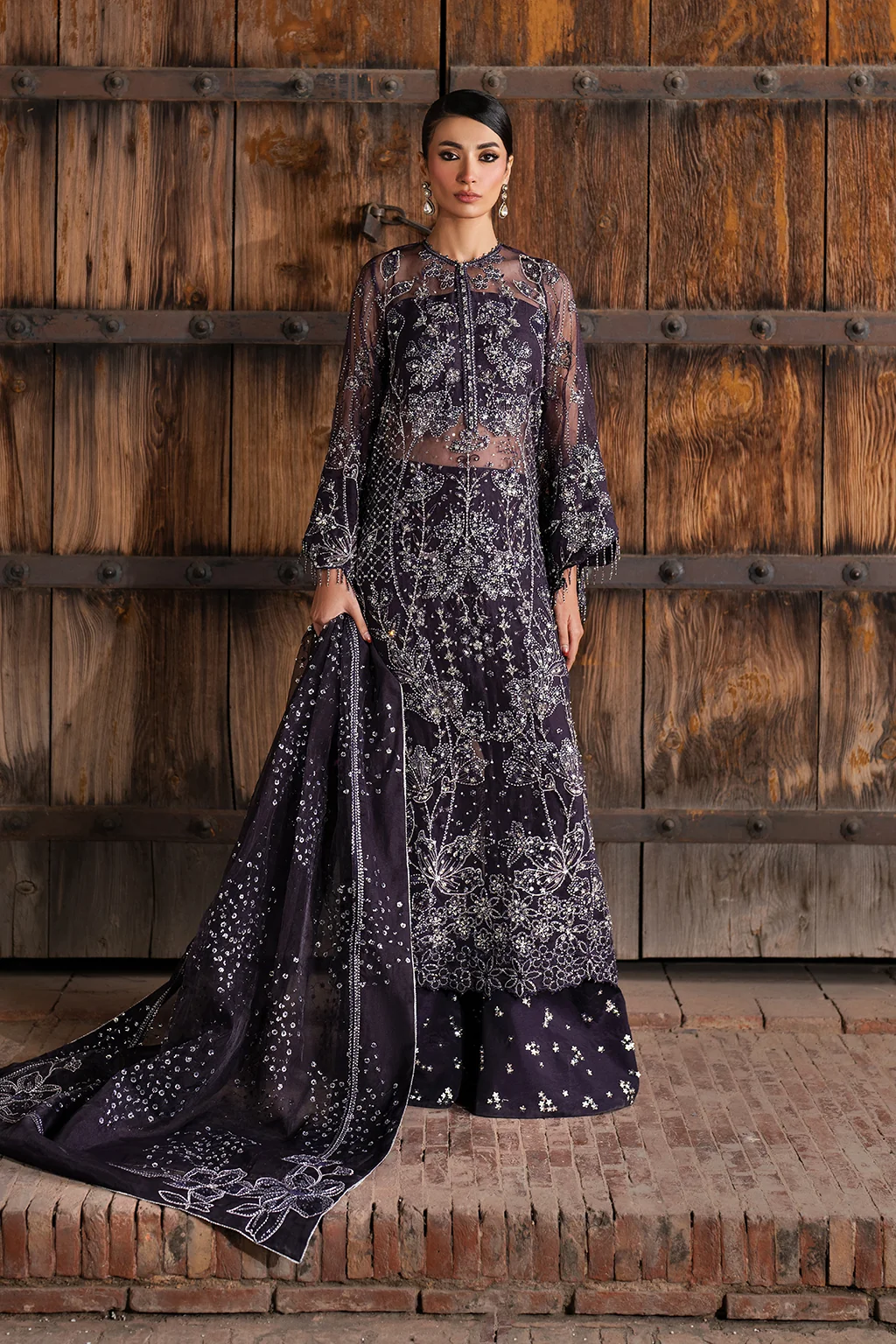 ILC-06 Embroidered Organza - Image 15