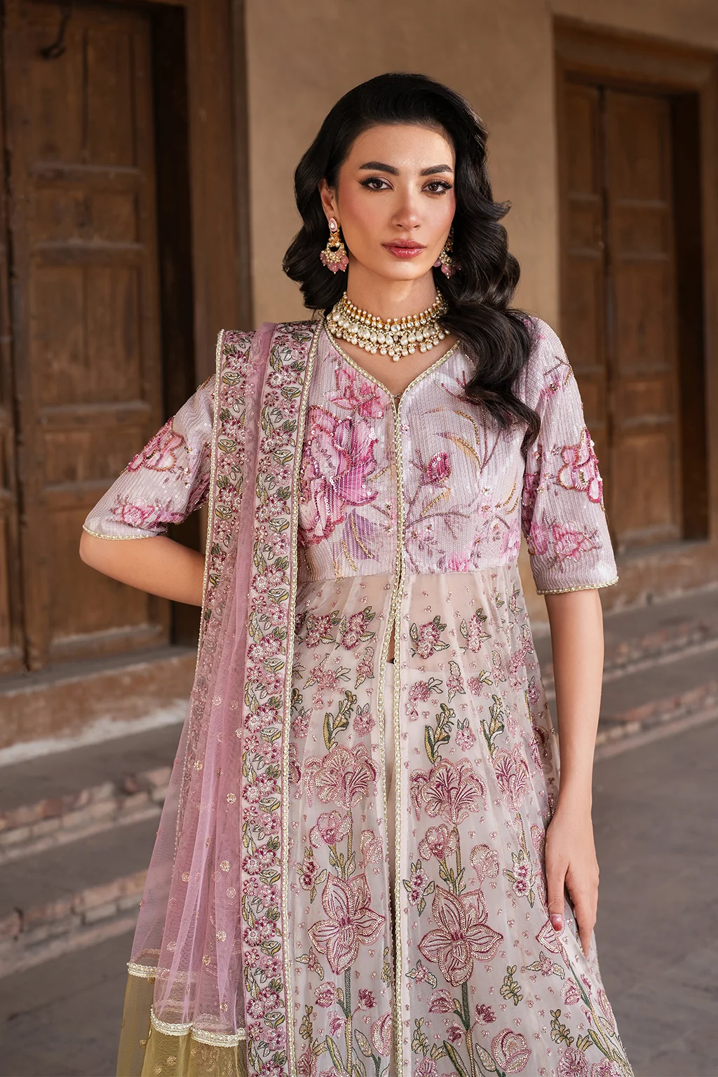ILC-08 Embroidered Printed Silk - Image 15