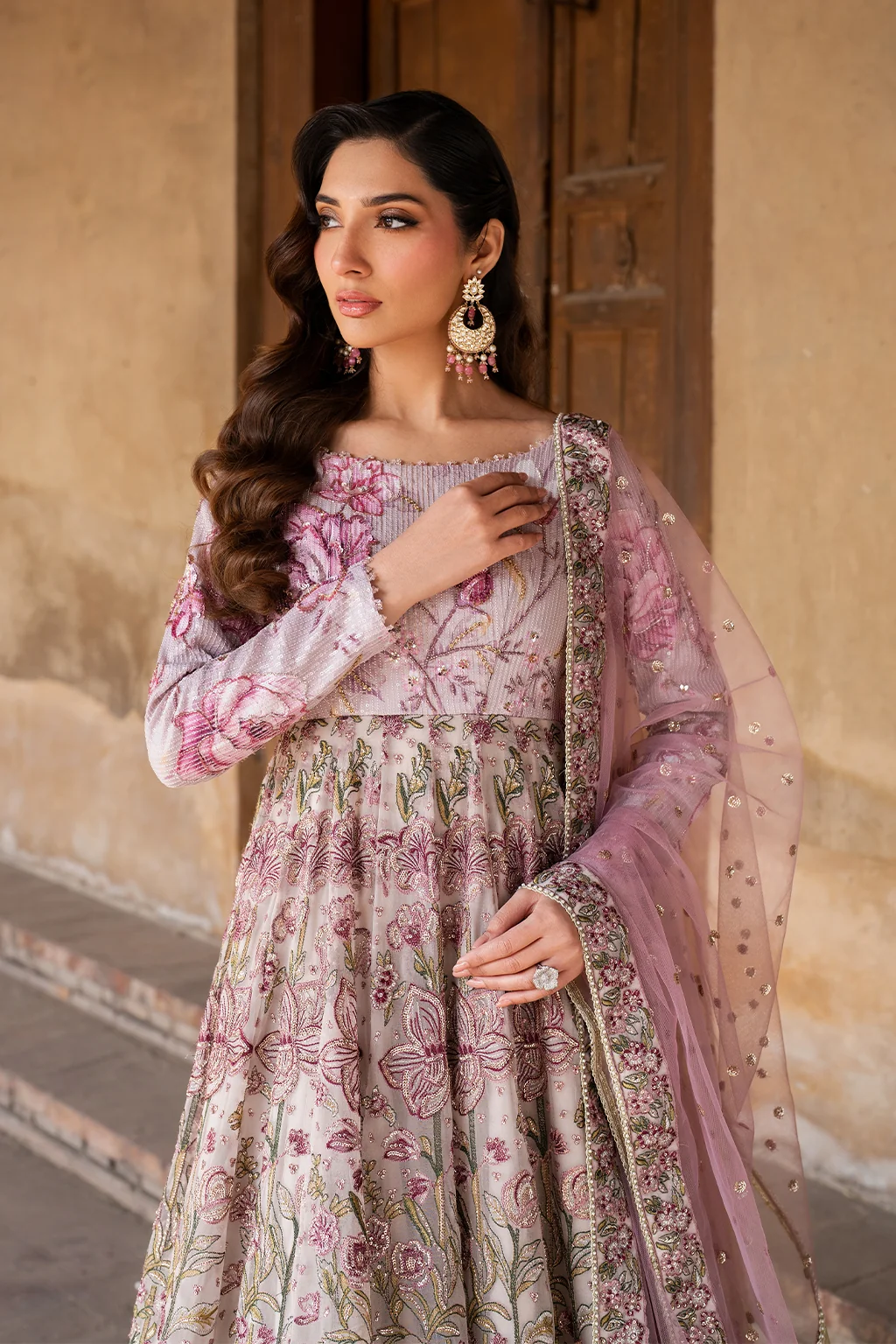ILC-08 Embroidered Printed Silk - Image 5