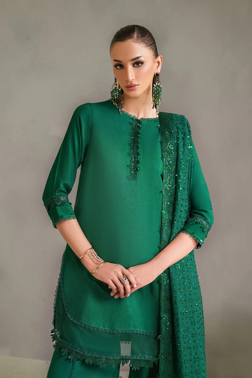 IP-337 Embroidered Rawsilk - Image 3