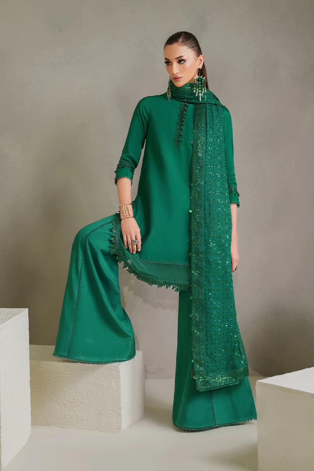 IP-337 Embroidered Rawsilk - Image 6