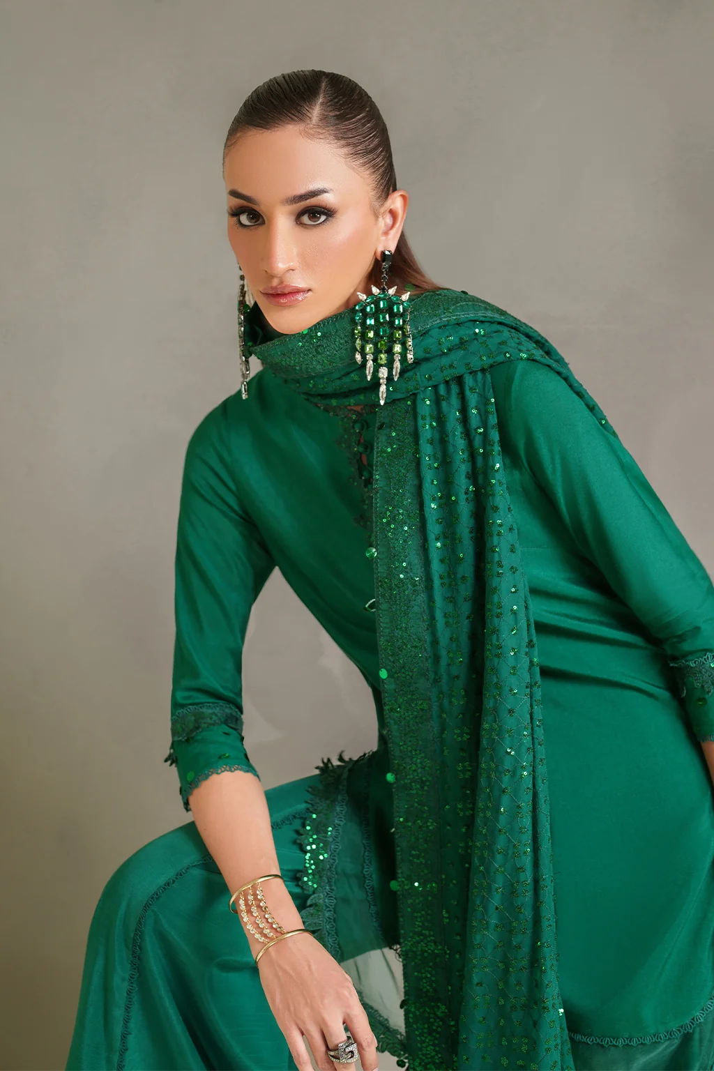 IP-337 Embroidered Rawsilk - Image 7