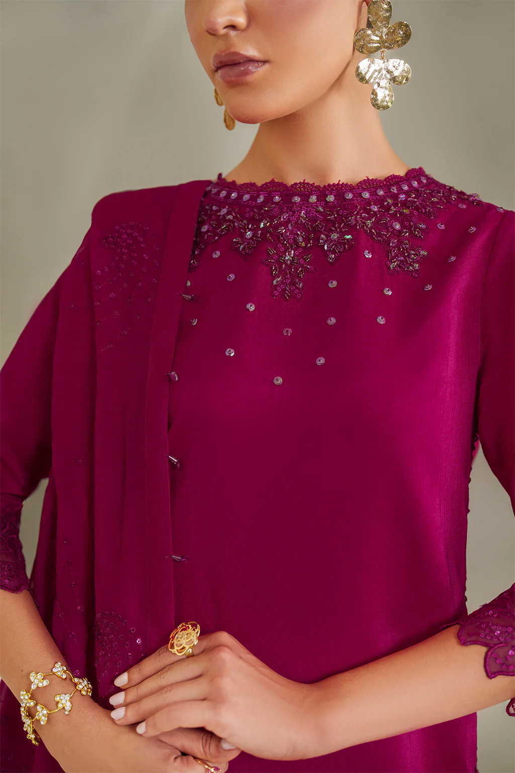 IP-338 Embroidered Rawsilk - Image 11