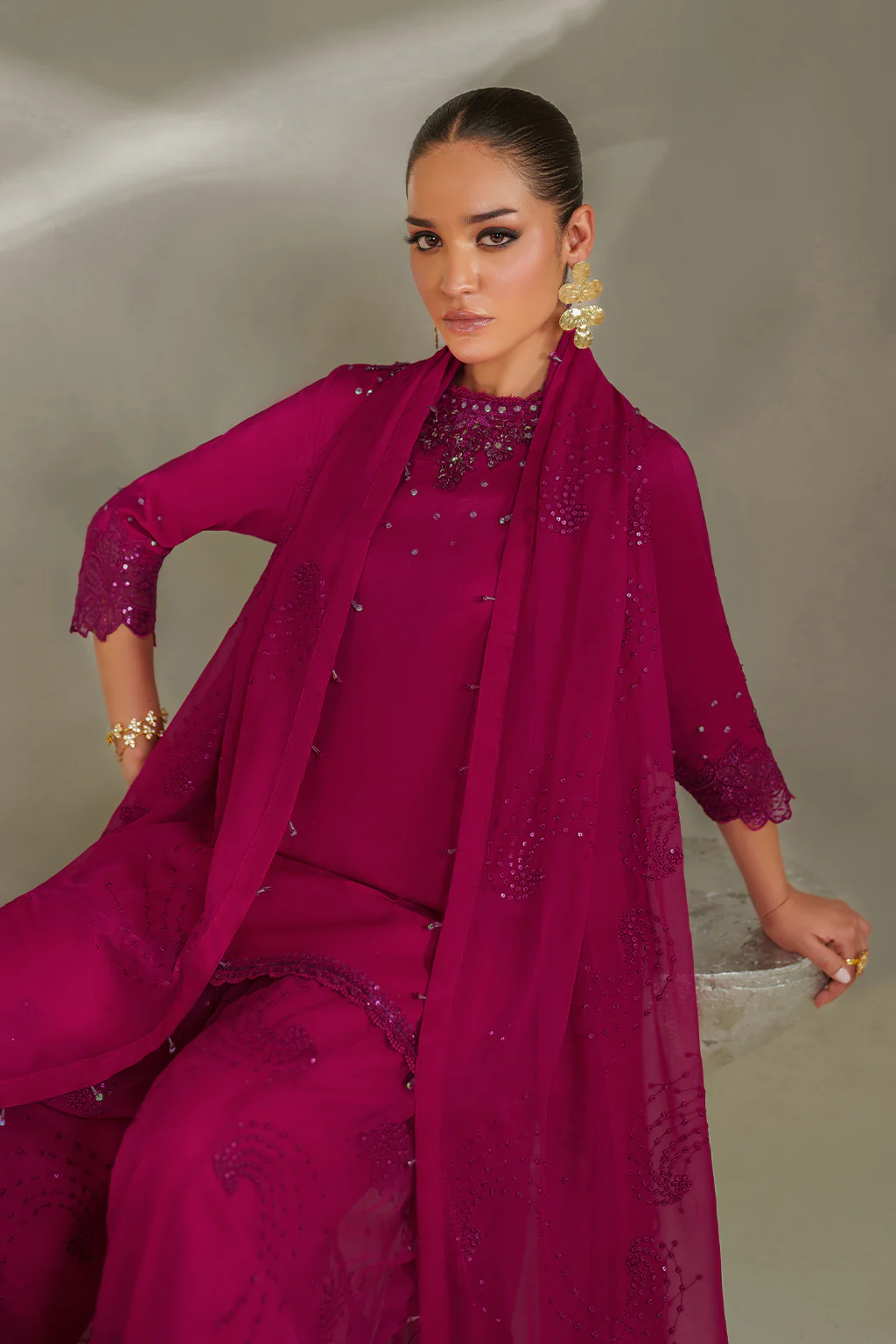 IP-338 Embroidered Rawsilk - Image 14