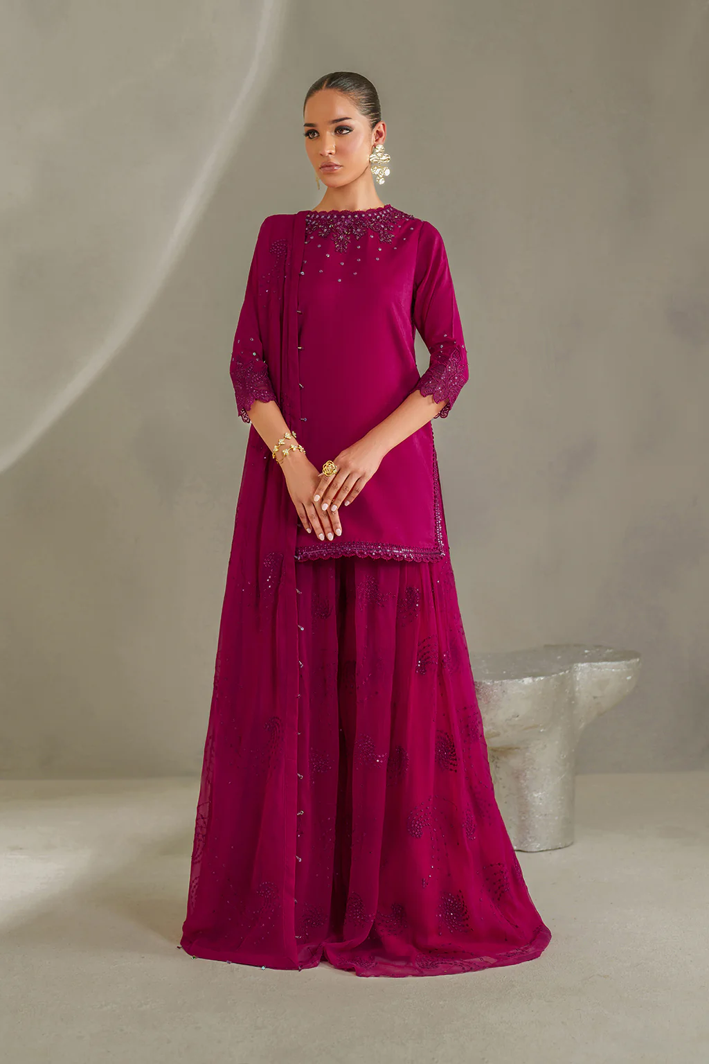 IP-338 Embroidered Rawsilk - Image 5