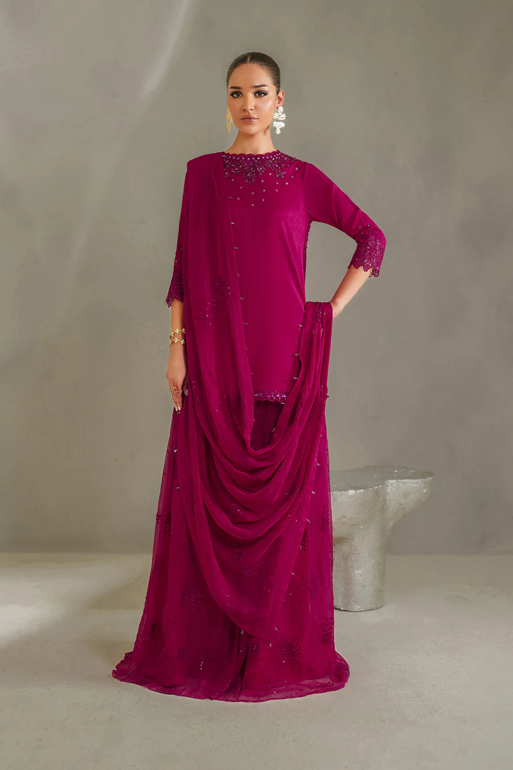 IP-338 Embroidered Rawsilk - Image 6
