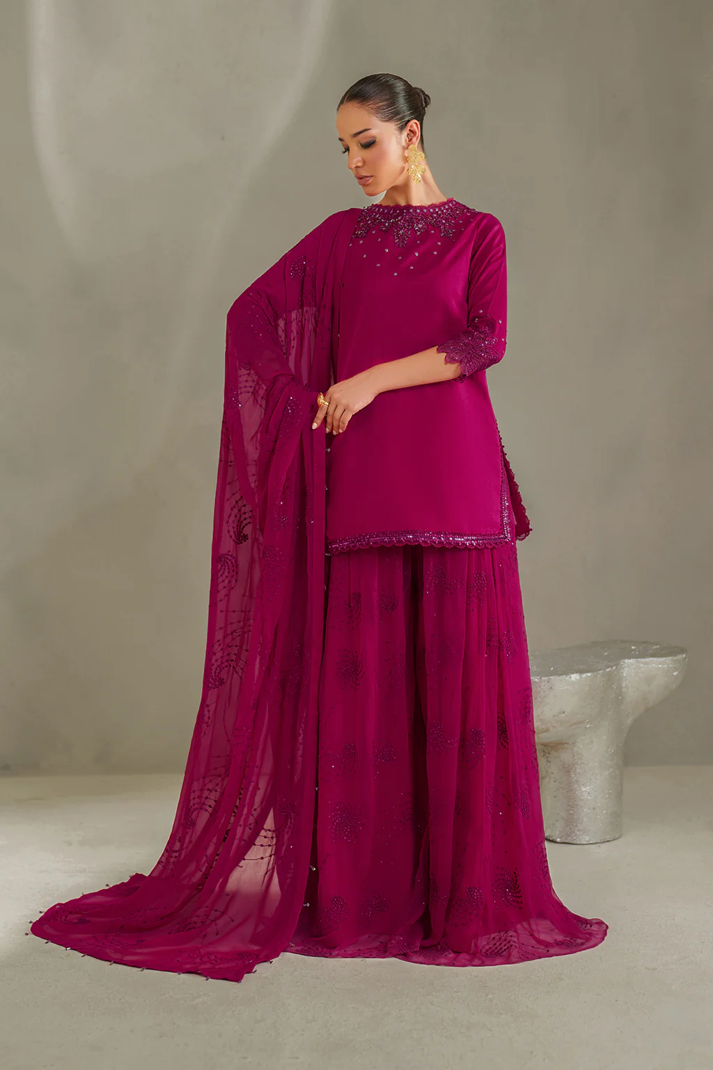IP-338 Embroidered Rawsilk - Image 8