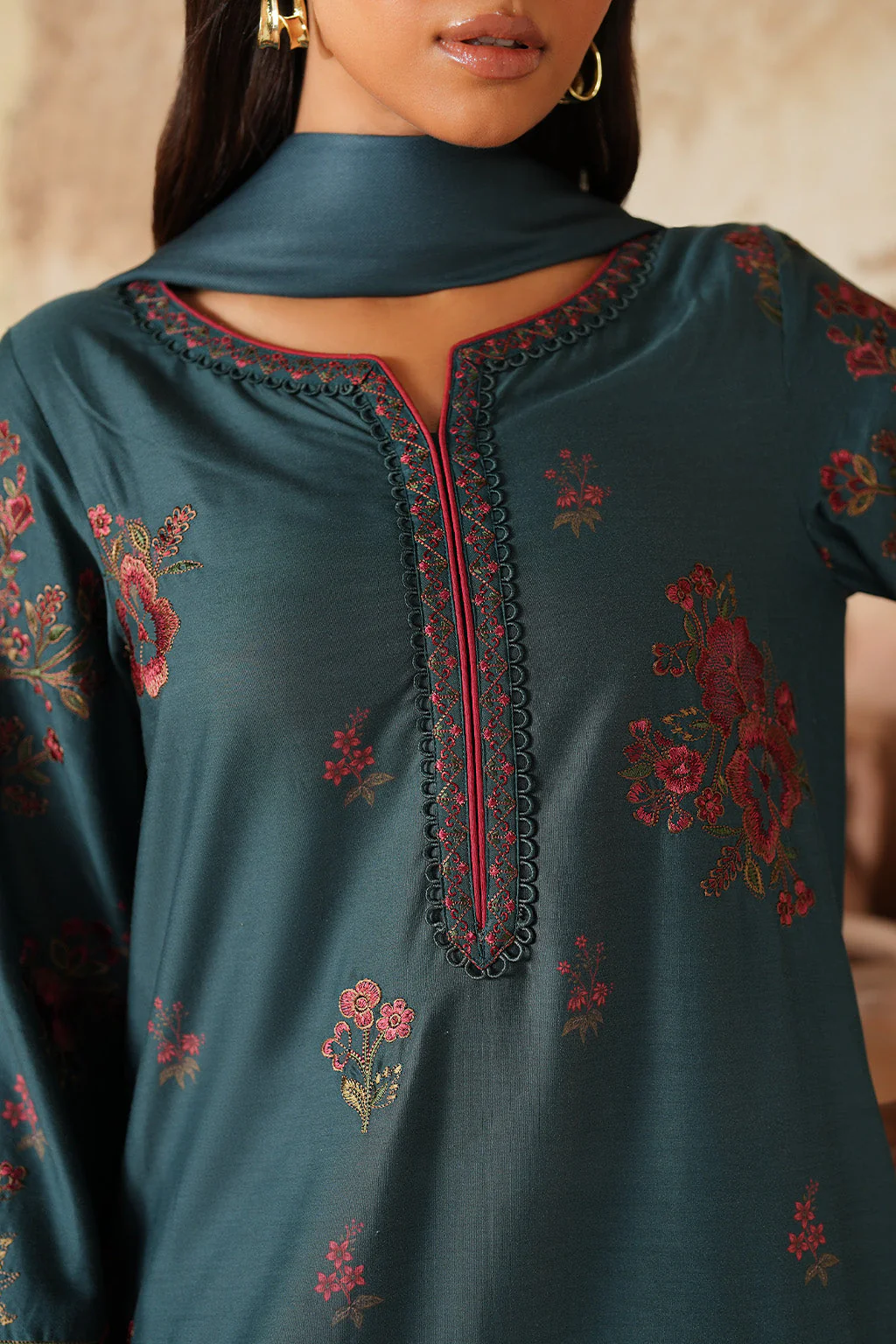 IPF-01 Embroidered Printed Linen - Image 9