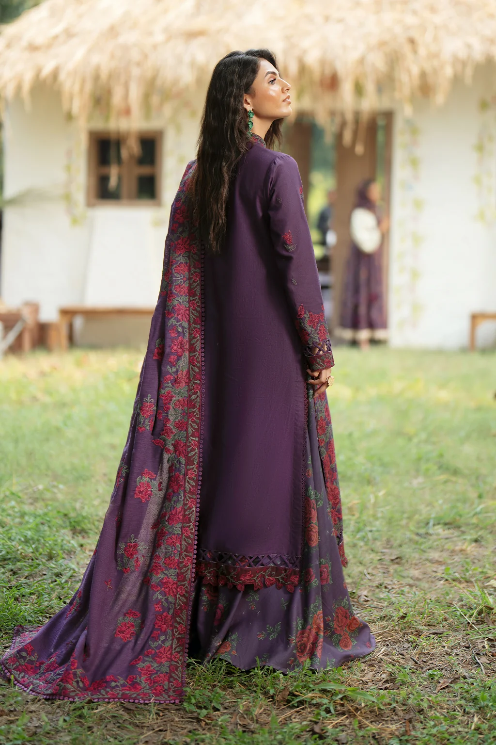 IPK-09 Embroidered Khaddar - Image 4