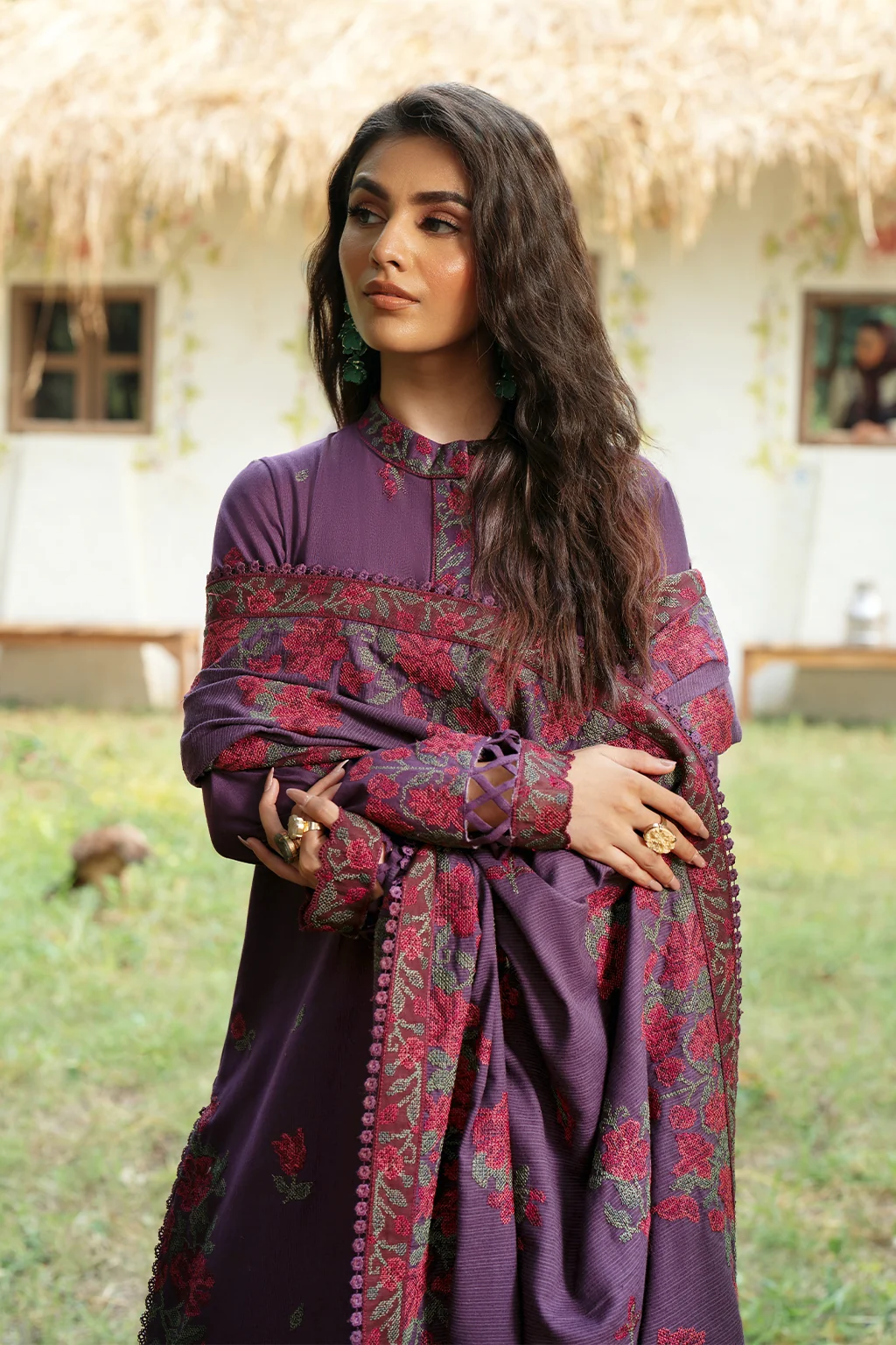 IPK-09 Embroidered Khaddar - Image 5