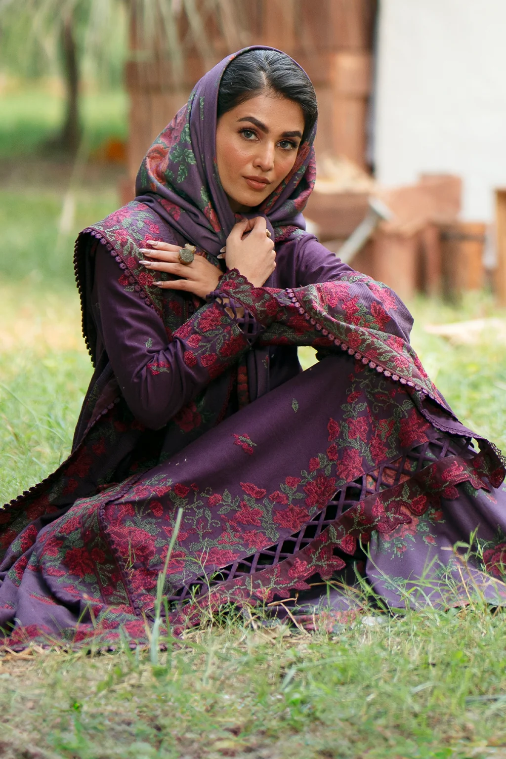 IPK-09 Embroidered Khaddar - Image 8