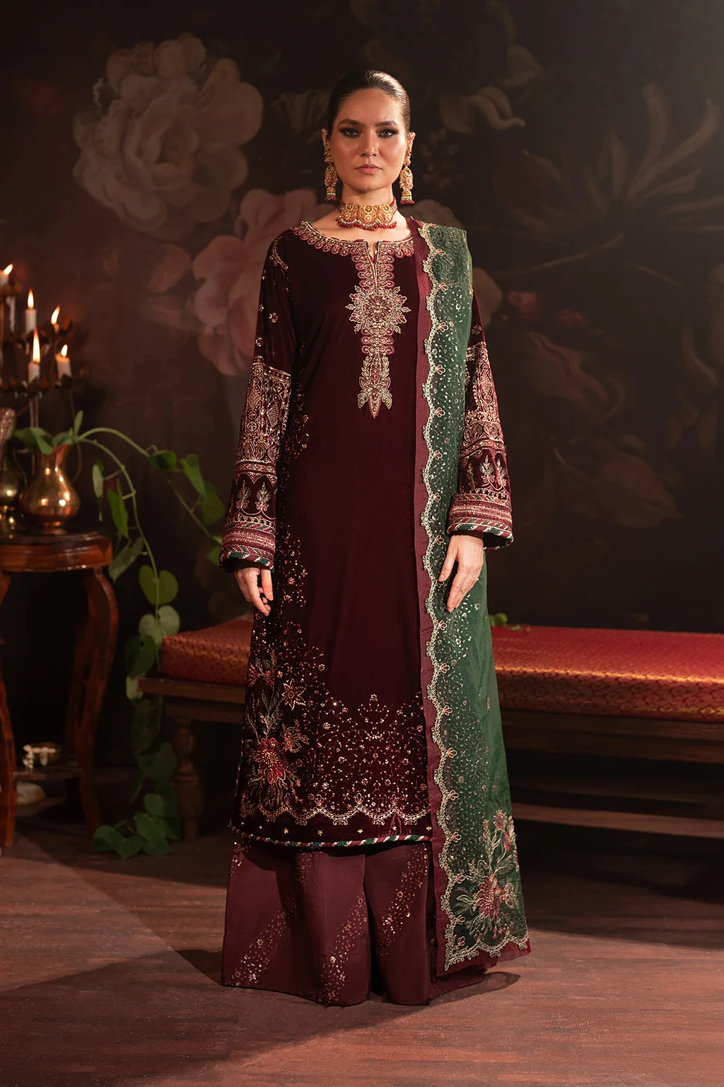 IV-39 Embroidered Velvet - Image 4