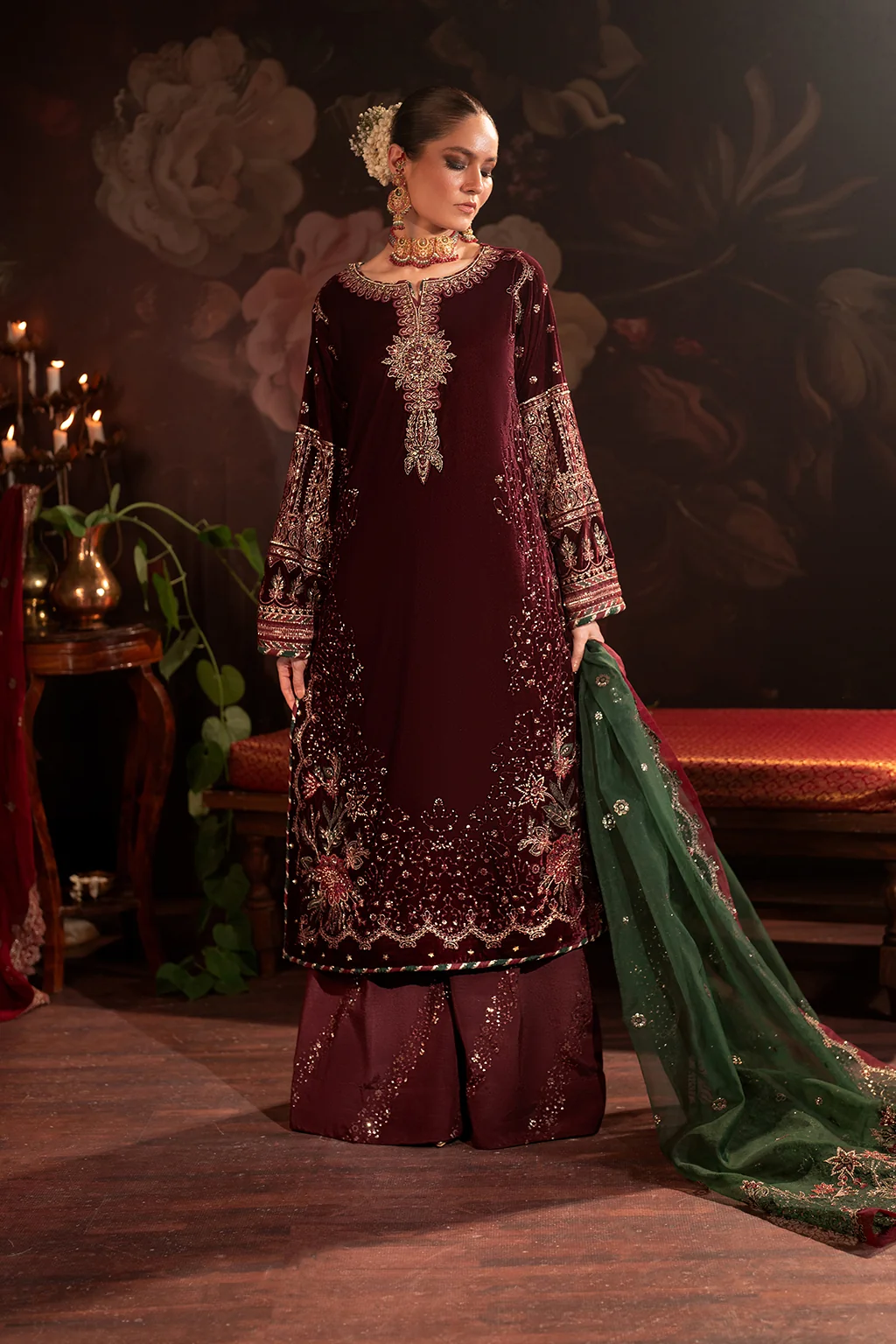 IV-39 Embroidered Velvet - Image 5