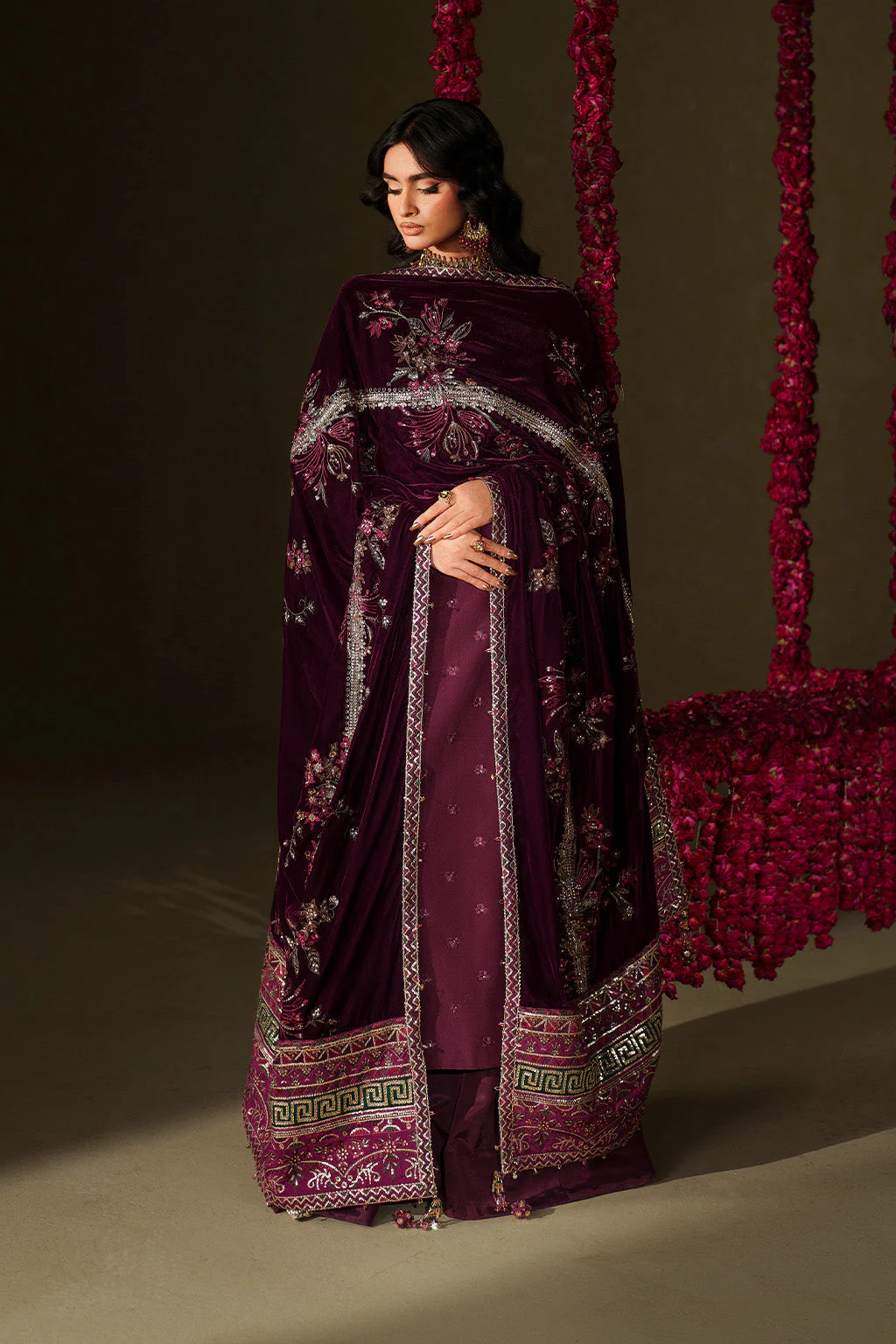 IV-68  Embroidered Velvet - Image 3