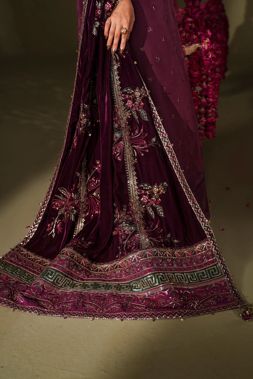 IV-68  Embroidered Velvet - Image 5