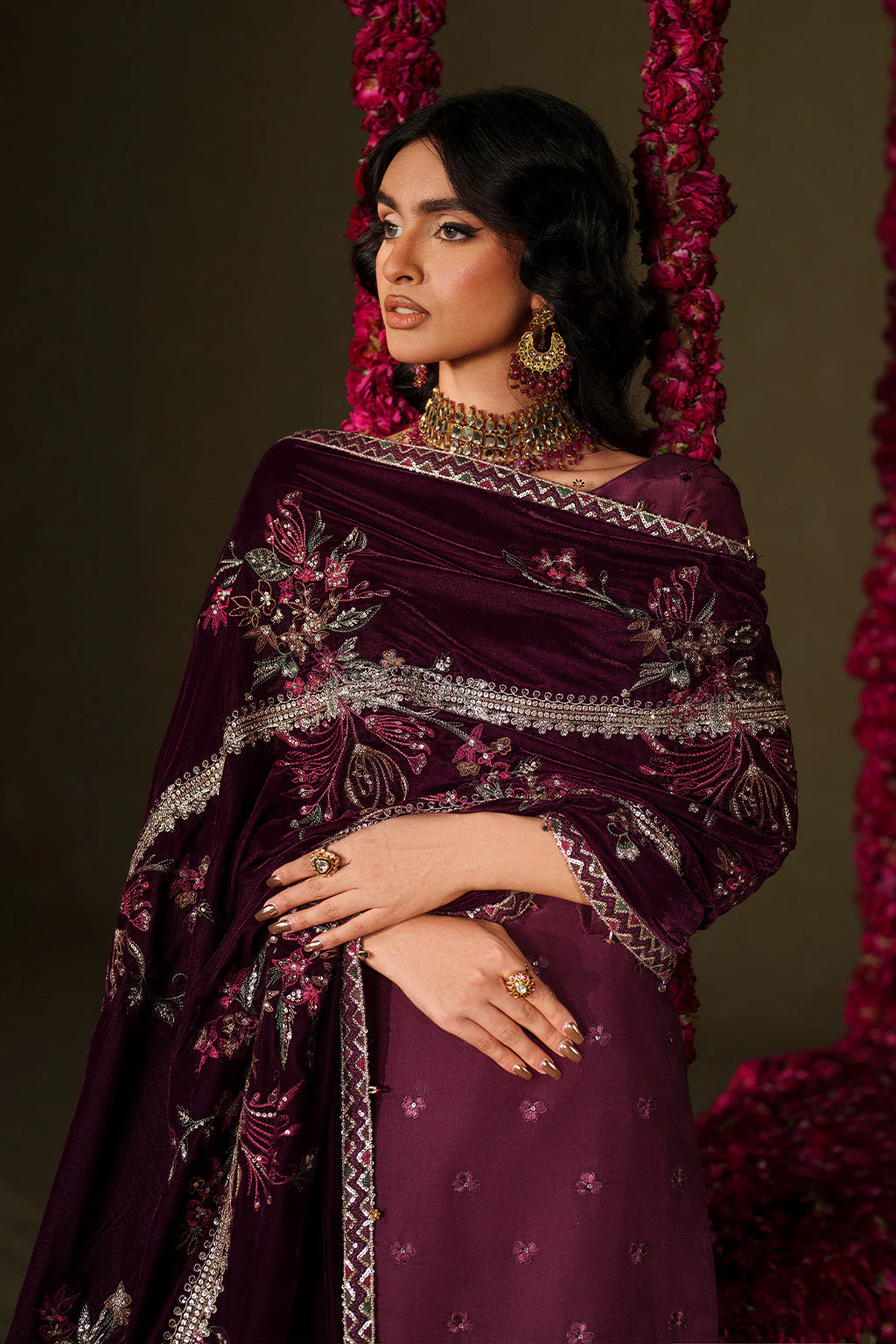 IV-68  Embroidered Velvet - Image 8