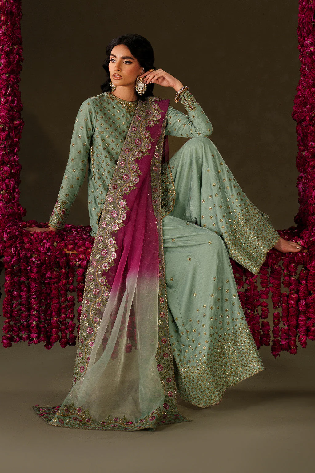 IV-73  Embroidered Velvet - Image 7