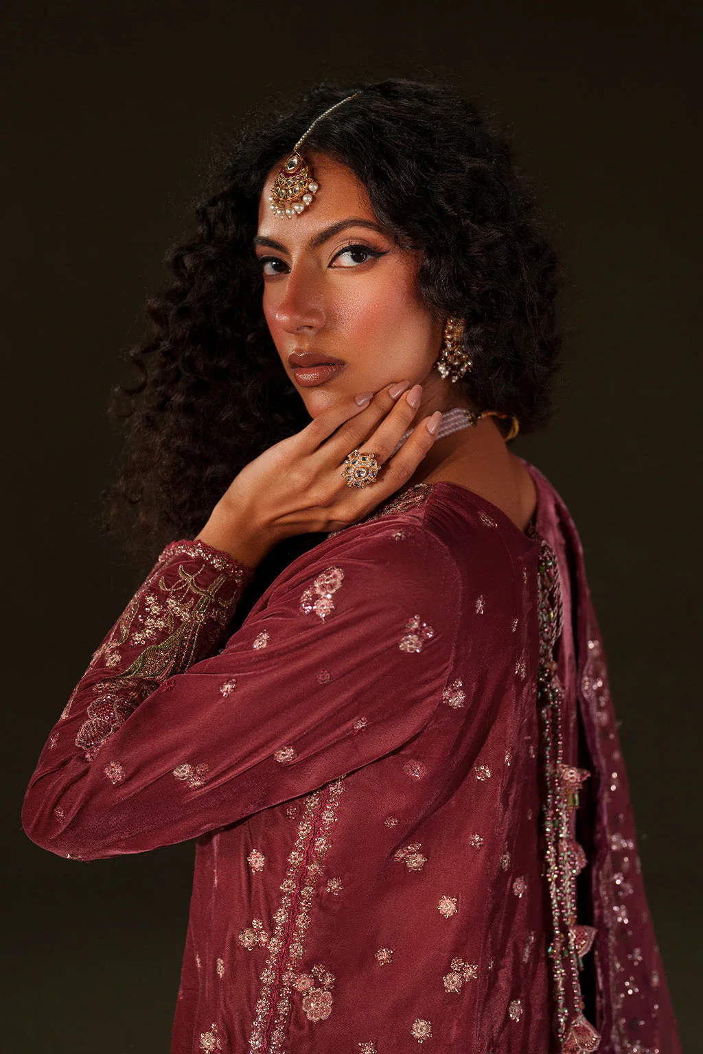 IV-75  Embroidered Velvet - Image 11