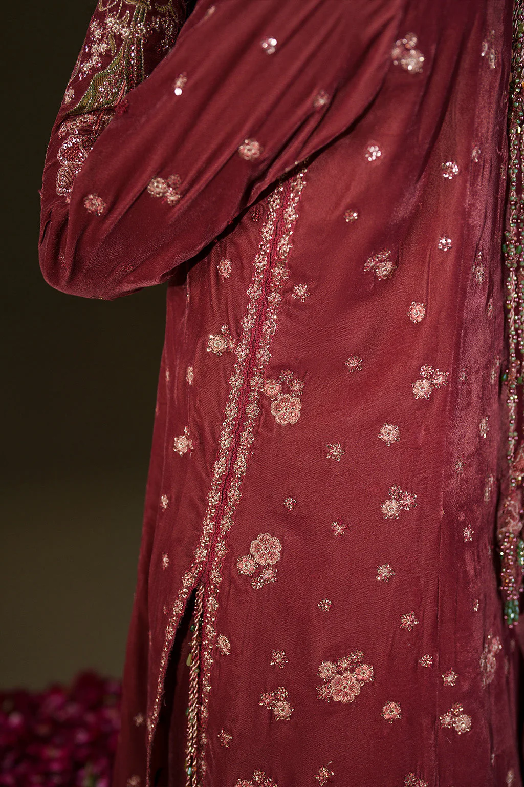 IV-75  Embroidered Velvet - Image 12