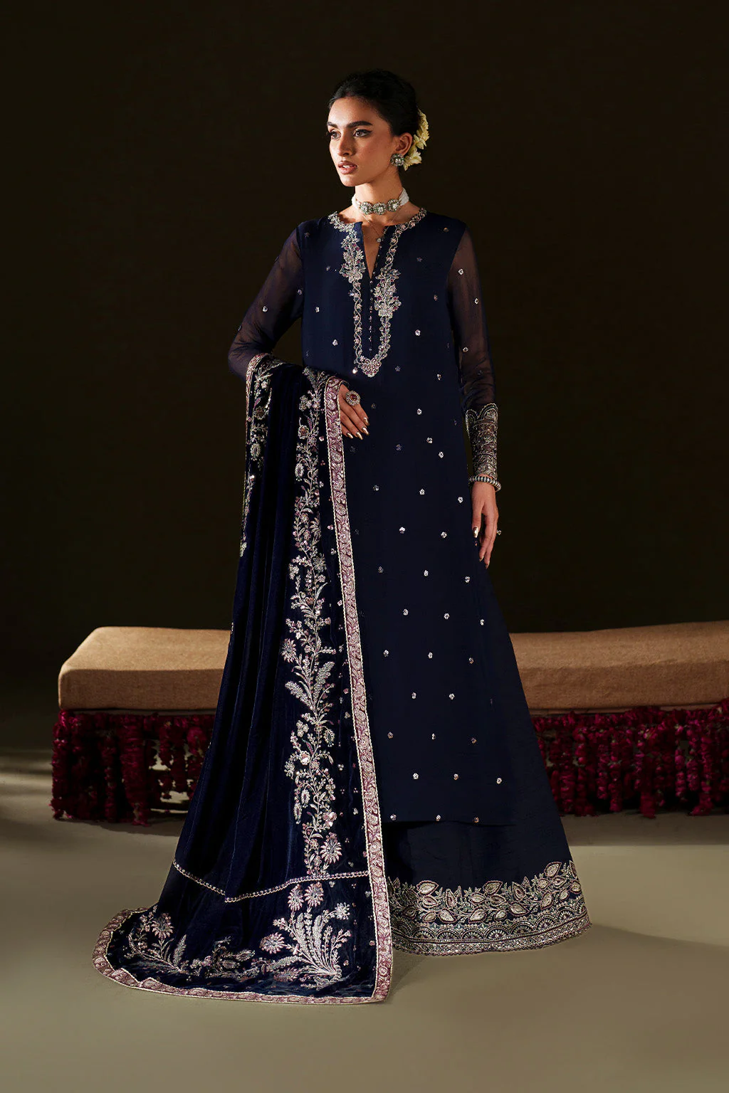 IV-76  Embroidered Velvet