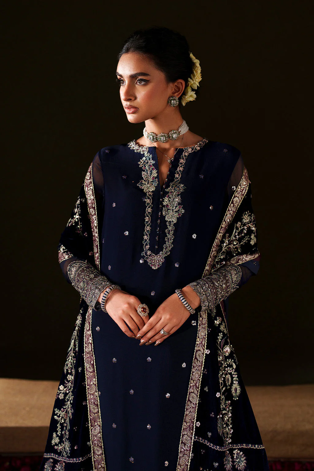 IV-76  Embroidered Velvet - Image 6