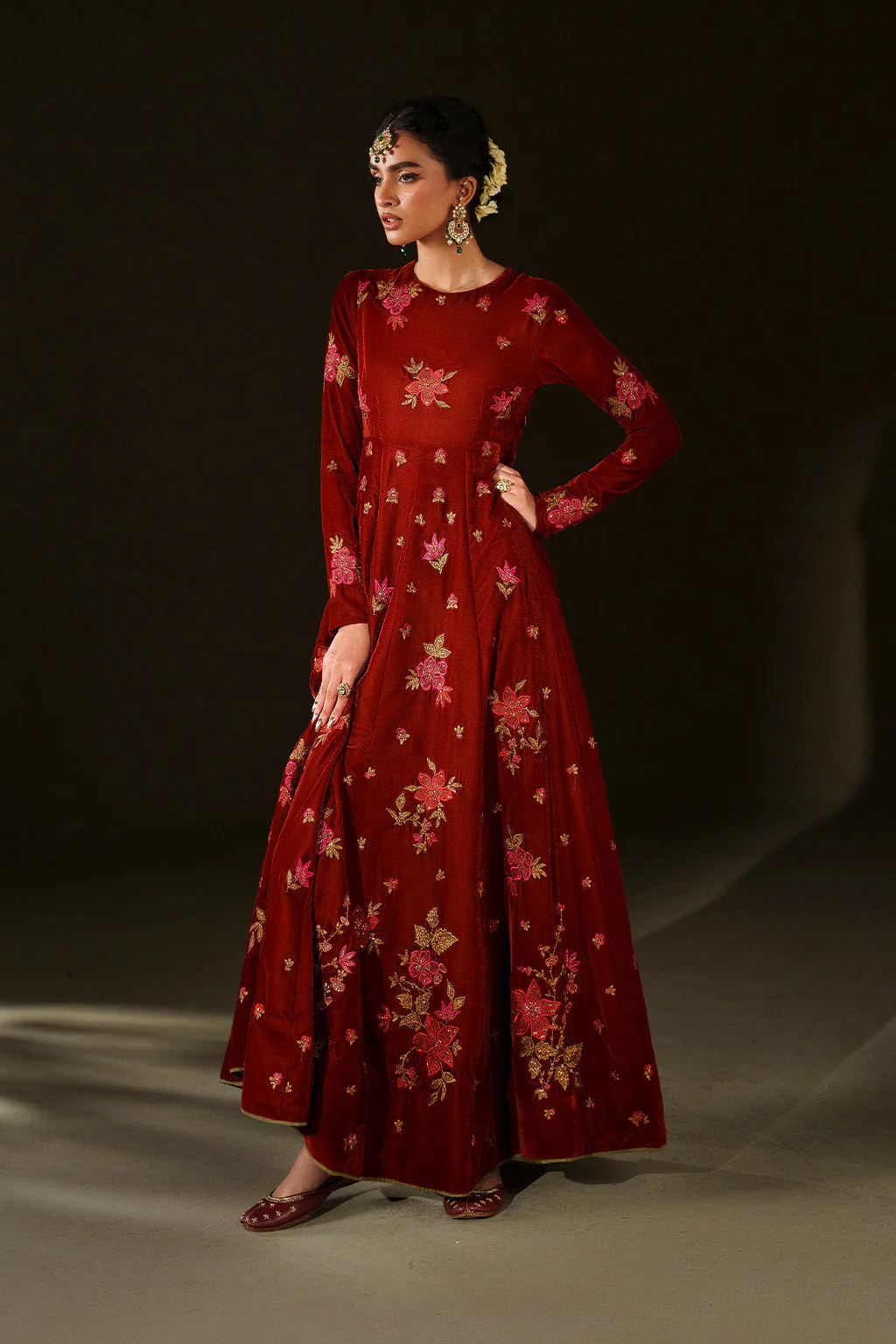 IV-79  Embroidered Velvet - Image 3