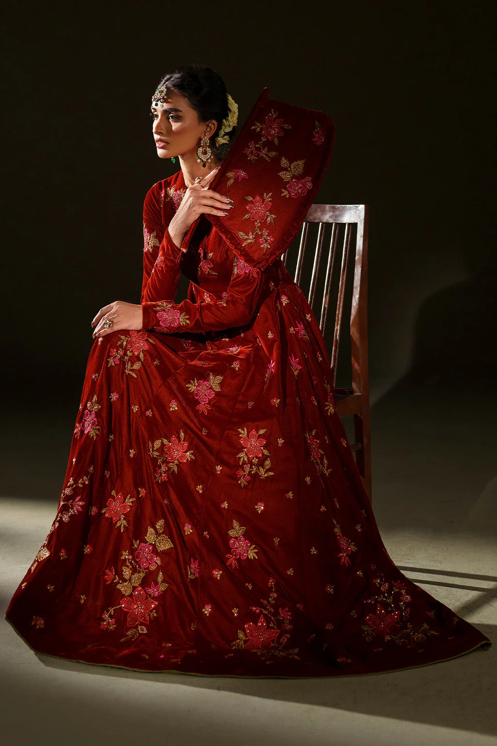 IV-79  Embroidered Velvet - Image 5