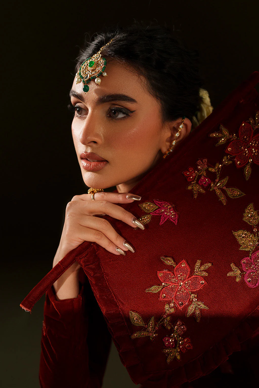 IV-79  Embroidered Velvet - Image 7