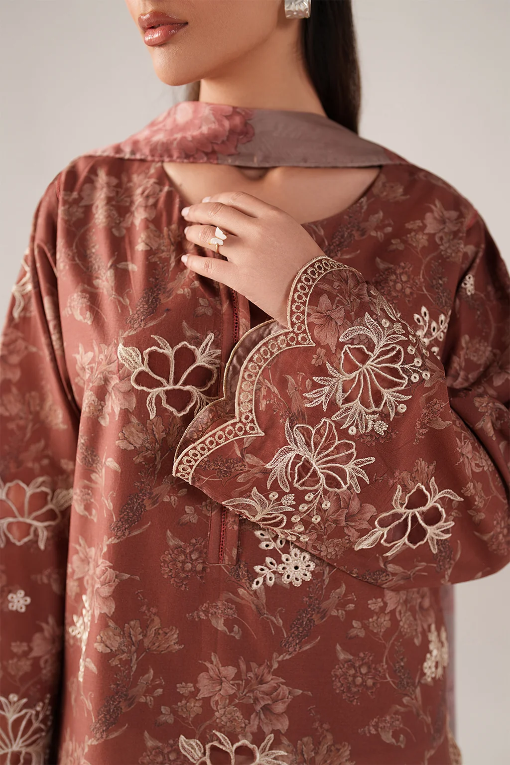 SS-02 Embroidered Lawn - Image 7