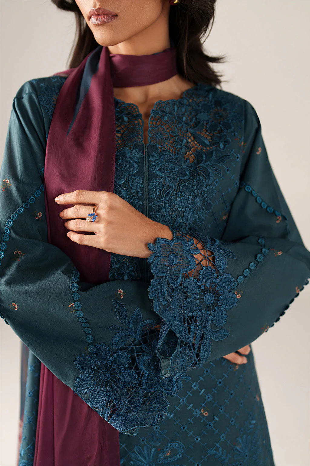 SS-10 Embroidered Lawn - Image 3