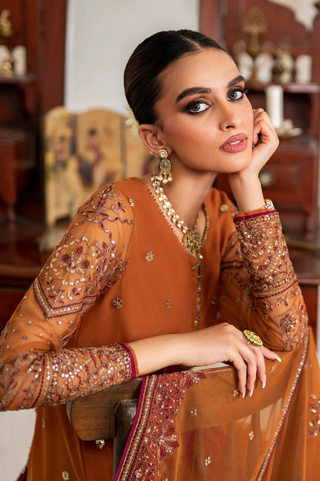 UE-287 Embroidered Net - Image 4