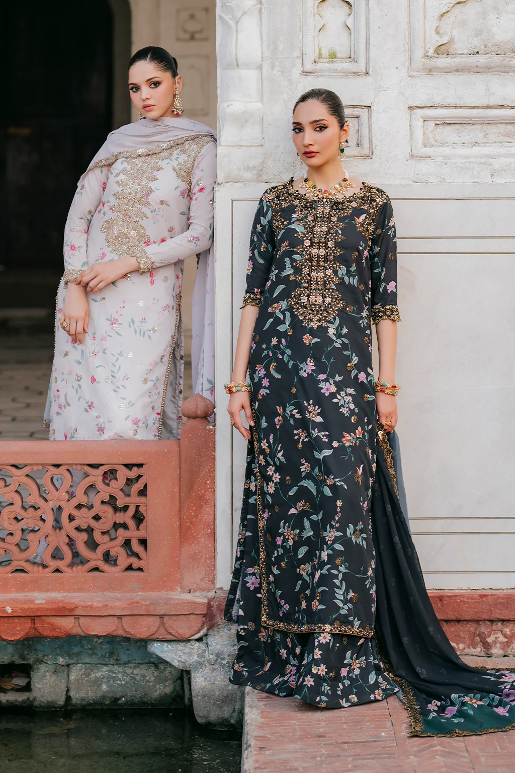 UE-317 Embroidered Raw Silk - Image 6