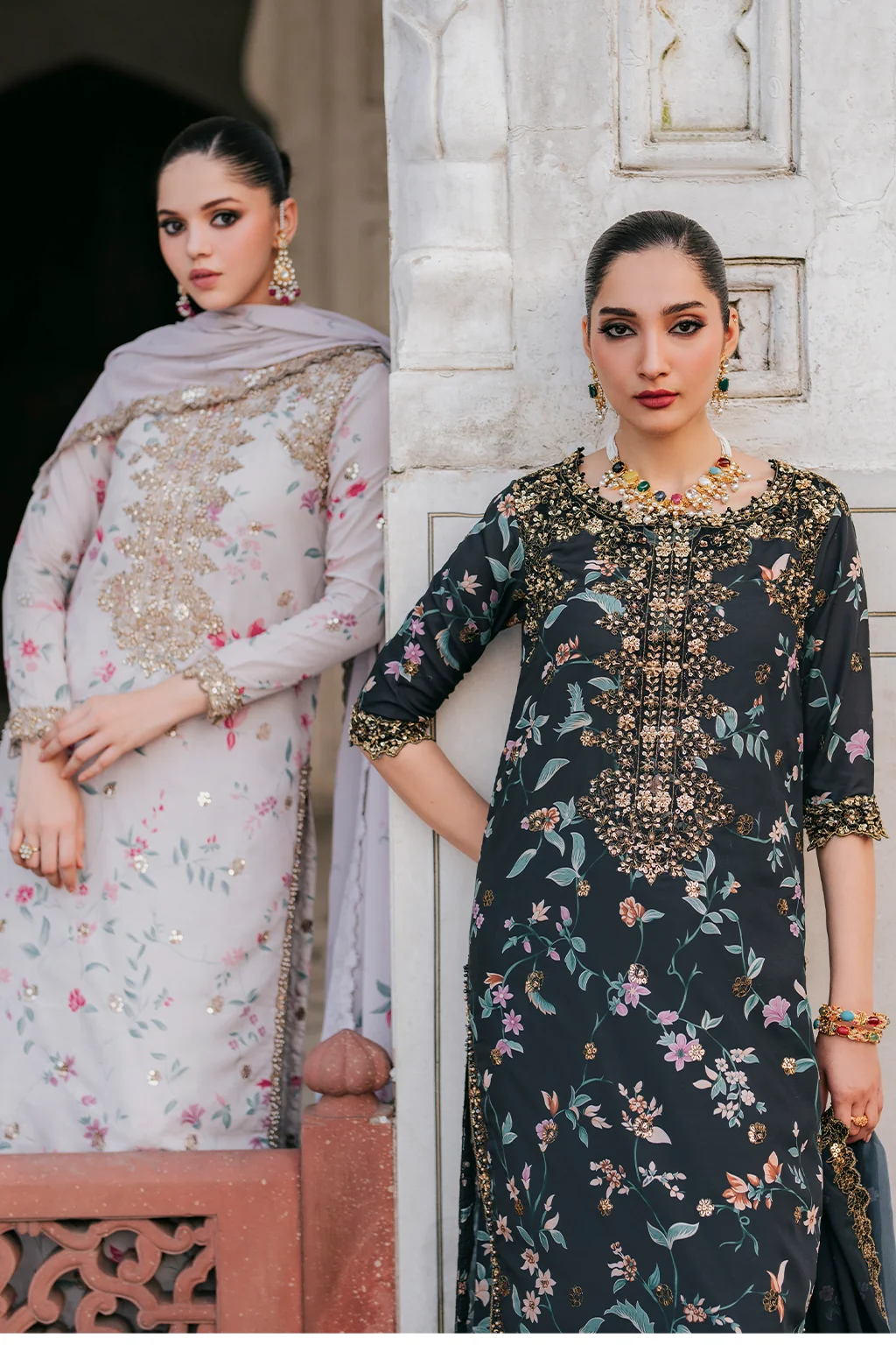 UE-317 Embroidered Raw Silk - Image 7