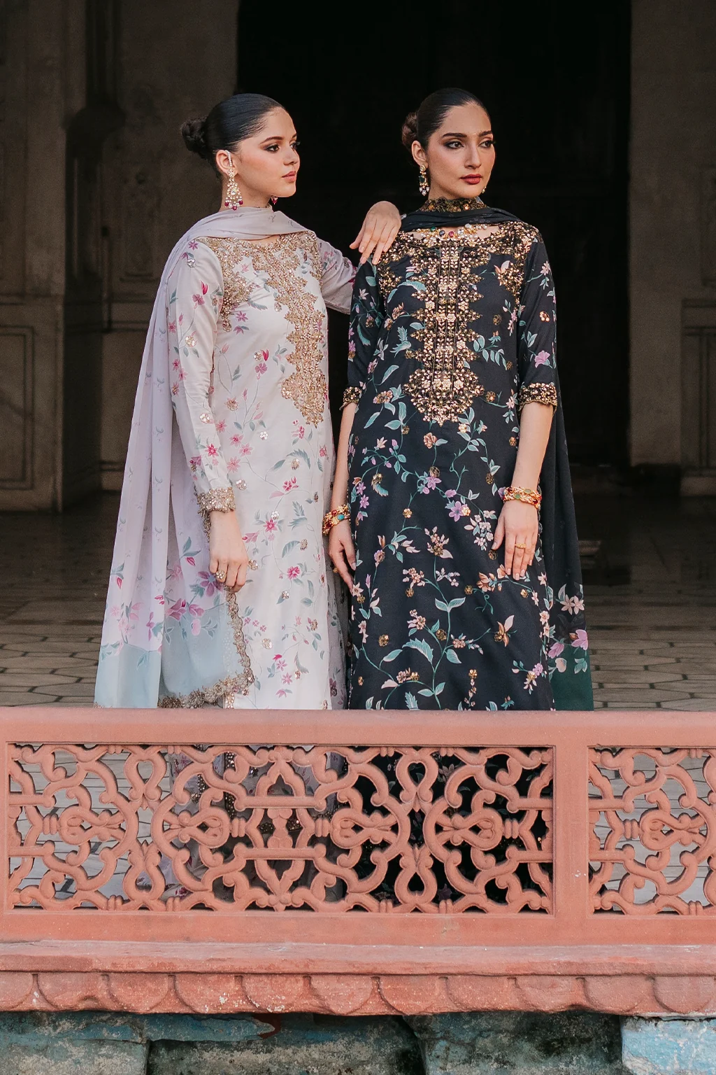 UE-317 Embroidered Raw Silk - Image 9