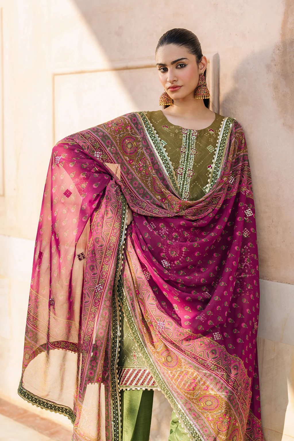 UE-329 Embroidered Chiffon - Image 8
