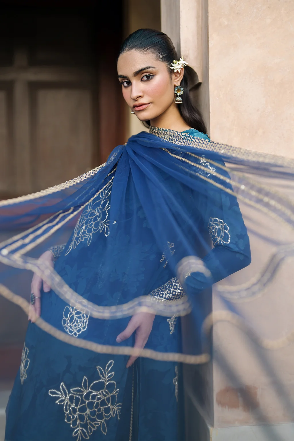 UE-331 Embroidered Chiffon - Image 4