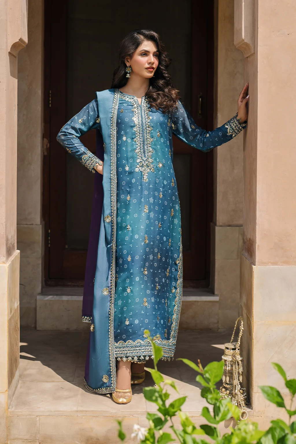 UE-335 Embroidered Chiffon - Image 5